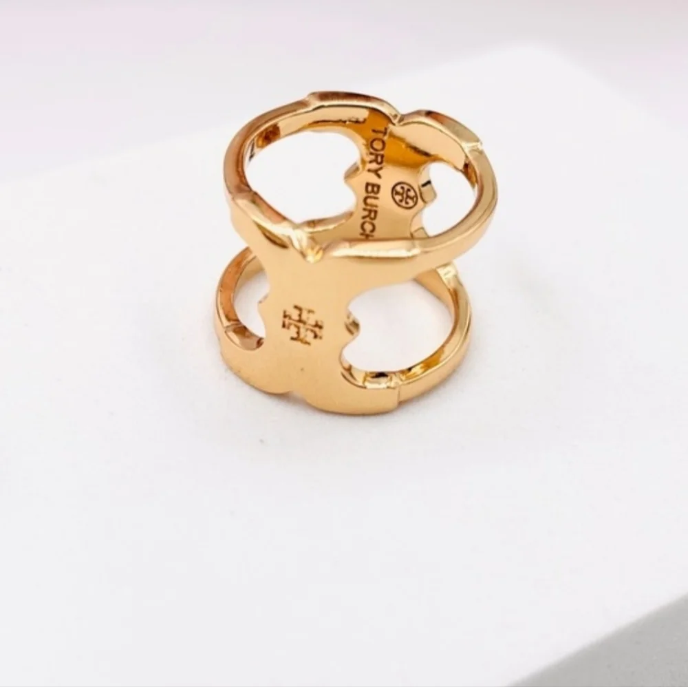 Tory Burch Gold Cutout Ring